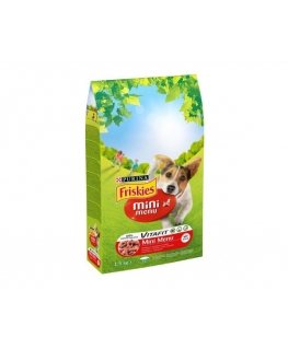 Purina Friskies Mini Menu 1,5 kg Suaugusių Jautiena