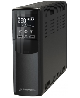 PowerWalker VI 1000 CSW IEC puhvertoiteallikas (UPS) Liini-interaktiivne 1 kVA 600 W 8 vahelduvvoolu kontakt