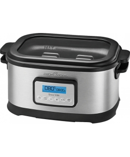 ProfiCook PC-SV 1112 8 L 520 W Melns, Nerūsējošs tērauds