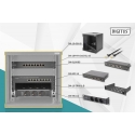 Digitus DN-10-SET-1-B püstik 6U Seinale monteeritav riiul Must