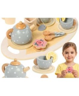 Vaikų arbatinis rinkinys pilkas Kruzzel 26394