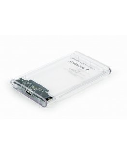 Gembird EE2-U3S9-6 storage drive enclosure HDD enclosure Transparent 2.5"