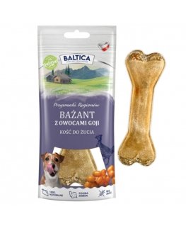 JOHN DOG košļājamā kaula ogas ar dzērvenēm - suņu košļājamā rotaļlieta - 12 cm