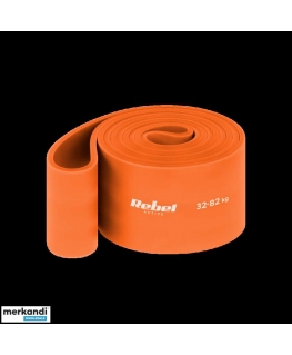TPE Exercise Band - Power Band PT-7, orange 32-82 kg REBEL ACTIVE