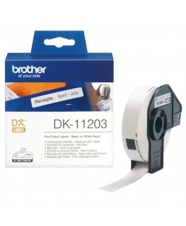 Brother DK-11203 этикеточная лента Черный на белом