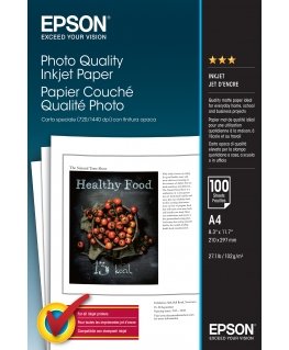 Epson Photo Quality Inkjet Paper - A4 - 100 arkkia