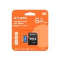 ADATA 64GB, microSDHC, Class 10 UHS-I Luokka 10 ADATA 64GB, microSDHC, Class 10 UHS-I Luokka 10