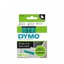 DYMO D1 -Standard Labels - Black on Green - 12mm x 7m