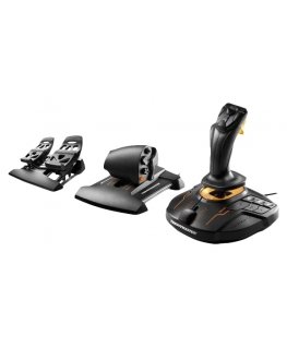Thrustmaster T-16000M FCS Flight Pack Must USB Juhtkang Analoog/digitaal MAC, PC