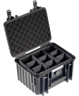 BW outdoor cases made of pre-cut foam /SI, designed for type 2000