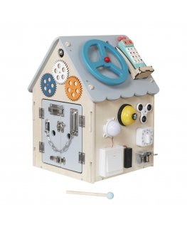 2Kids Rotaļu dēlis Mājiņa pelēkā krāsā