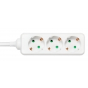 Deltaco GT-0302 socket-outlet White