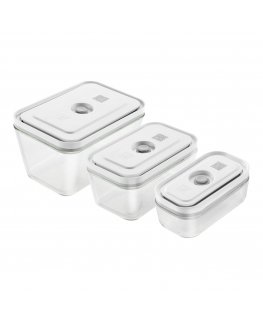 ZWILLING FRESH & SAVE Rectangular Box Grey, Transparent 3 pc(s)