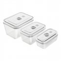 ZWILLING FRESH & SAVE Rectangular Box Grey, Transparent 3 pc(s)