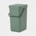 Brabantia 129803 trash can 12 L Rectangular Plastic Green