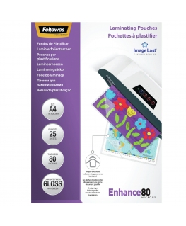 Fellowes ImageLast A4 80 Micron Laminating Pouch - 25 pack