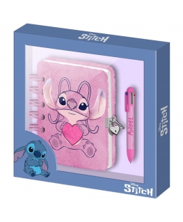 Karactermania Disney Stitch Diary plush + pen