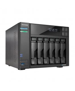 Asustor LOCKERSTOR 6 NAS Desktop Intel® Celeron® N5105 8 GB DDR4 HDD ADM Black