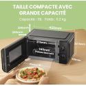 Microwave CMO-MP012OC-BK COMFEE