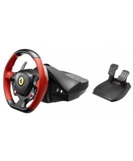 Thrustmaster Ferrari 458 Spider Black, Red Steering wheel + Pedals Xbox One