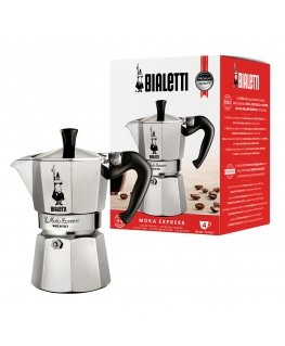 Bialetti Moka Express Кофеварка мокка 0,23 L Алюминий
