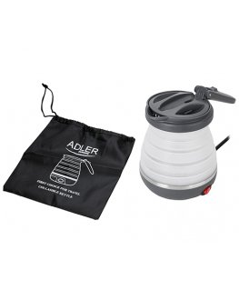 Adler AD 1279 elektrikann 0,6 l 750 W Must, Valge