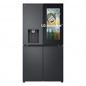 LG InstaView GMG960EVJE side-by-side refrigerator Freestanding 638 L E Black LG InstaView GMG960EVJE side-by-side refrigerator Freestanding 638 L E Black