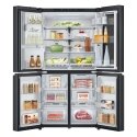 LG InstaView GMG960EVJE side-by-side refrigerator Freestanding 638 L E Black LG InstaView GMG960EVJE side-by-side refrigerator Freestanding 638 L E Black