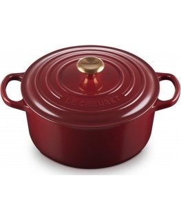 Le Creuset Signature Round Baking Dish, 22 cm, Red