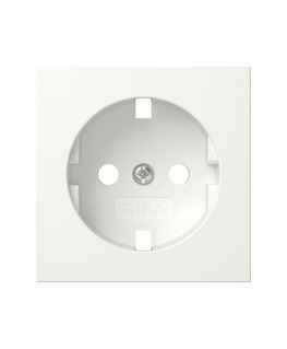 GIRA 492003 Kaas. SCHUKO-pistikupesa Süsteem 55 Puhas valge