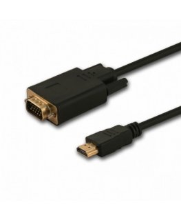 Adapter HDMI CL-197 HDMI(M)-VGA(M) 1,8m