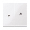 Merten 432425 light switch Thermoplastic White