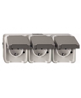 Merten MEG2391-8029 socket-outlet CEE 7/3 Grey