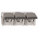 Merten MEG2391-8029 socket-outlet CEE 7/3 Grey