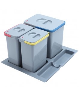 Teka ECO EASY 60 22 L 3 siets/ sieti Pelēks