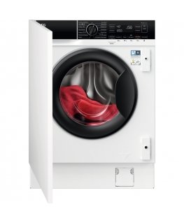 AEG Series 8000 LWR8WI7680 washer dryer Built-in Front-load White D
