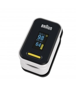 Braun YK-81CEU pulse oximeter Black, Stainless steel