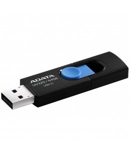 ADATA UV320 USB zibatmiņa 64 GB USB Type-A 3.2 Gen 1 (3.1 Gen 1) Melns, Zils