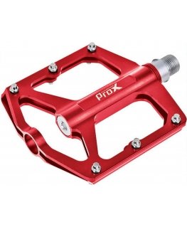 Pedalai ProX Stig 25 Alu Pins telg Cr-Mo punane