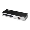 StarTech.com DK30A2DH dokstacija Vadu USB 3.2 Gen 1 (3.1 Gen 1) Type-C Melns, Sudrabs