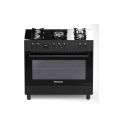 Ravanson KWGE-K90 black gas/electric cooker