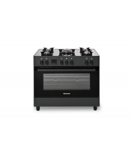 Ravanson KWGE-K90 melnā gāzes/elektriskā plīts