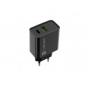 NATEC RIBERA Universal Black AC Fast charging Indoor