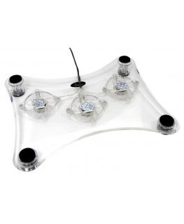 Esperanza EA107 nešiojamojo kompiuterio stovas Permatomas 39,6 cm (15.6")