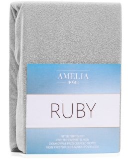 AmeliaHome Įtempta frotė/AH/RUBY/SIDABRAS 60/80-90x200+30