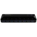 StarTech.com ST103008U2C interfeisa centrmezgls USB 3.2 Gen 1 (3.1 Gen 1) Type-B 5000 Mbit/s Melns
