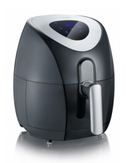 Severin 2430 Viens 3,2 L Atsevišķs 1500 W Karstā gaisa fritētājs Melns, Nerūsējošs tērauds