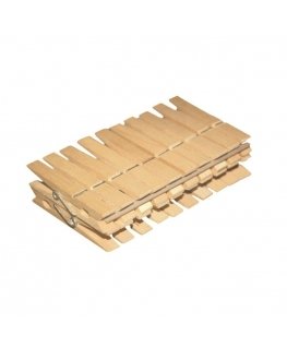 York Wooden Clothes Pegs 20pcs