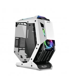 Sharkoon ELITE SHARK CA700 Tower Juoda, Balta