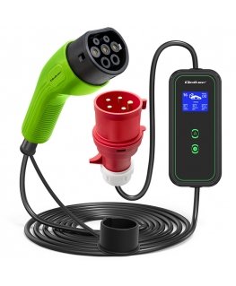 Qoltec 52475 Elektromobiļa uzlādes kabelis Melns Type 2 5 m